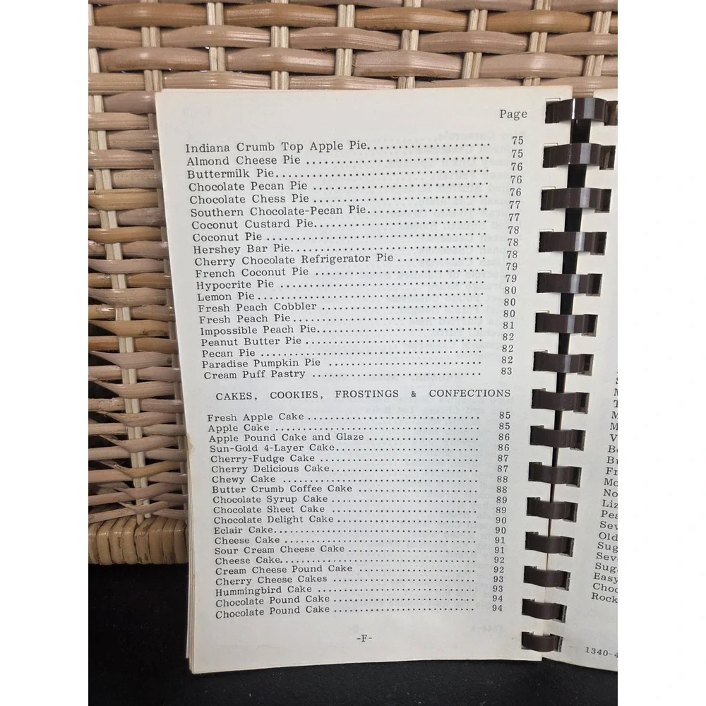 Love's United Methodist Church Cookbook Walkertown NC 1984 Dishes Of Love Recipe